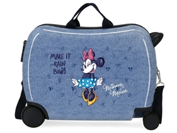 Maleta de Viaje Infantil DISNEY Minnie Andador ABS Rígida Make It Rain Bows (34L)