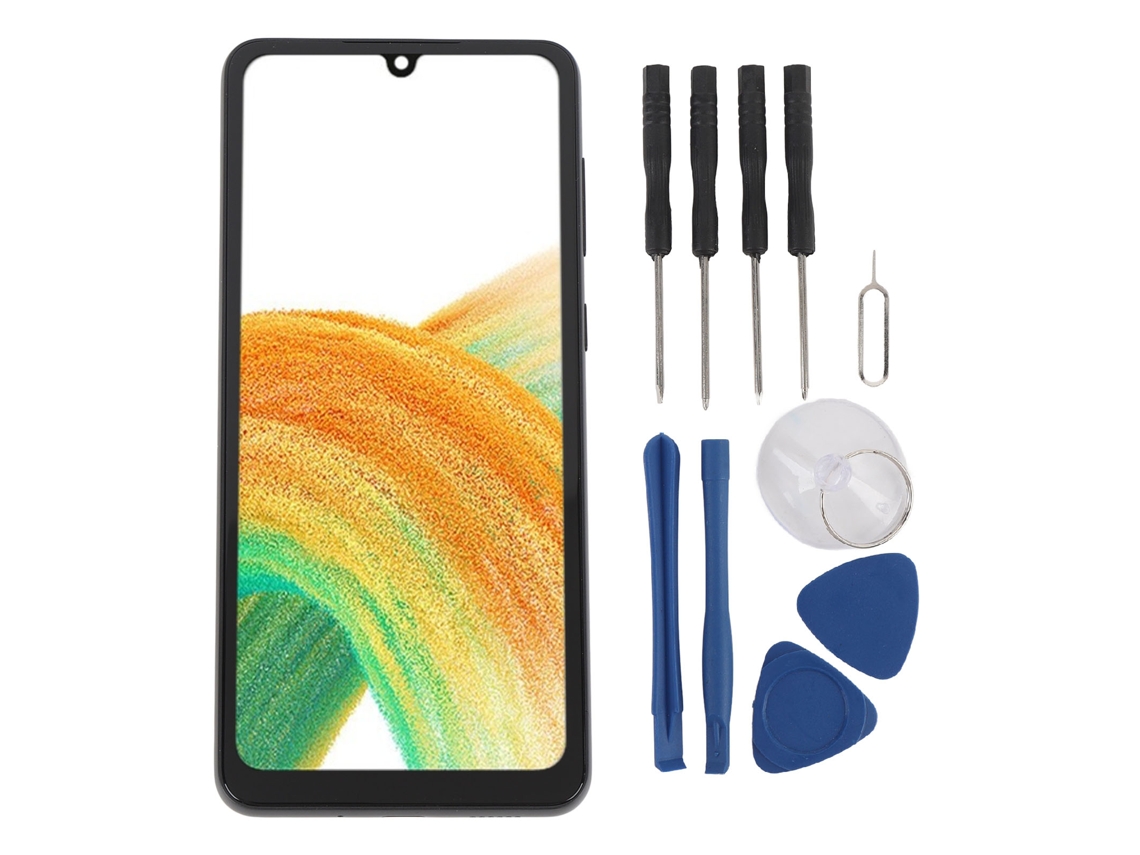Digitalizador De Pantalla Táctil Lcd Con Marco Y Kit De Herramientas Para Galaxy A33 5g Sm A336