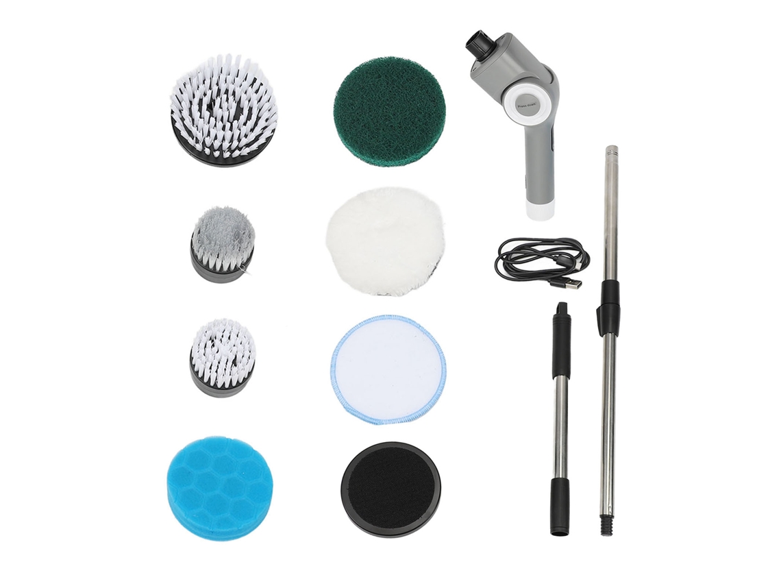 Cepillo De Dientes Eléctrico Giratorio Inalámbrico Con 3 Velocidades, Protección Ipx7 Y 7 Cabezales Para Uso En El Baño Y La Cocina.