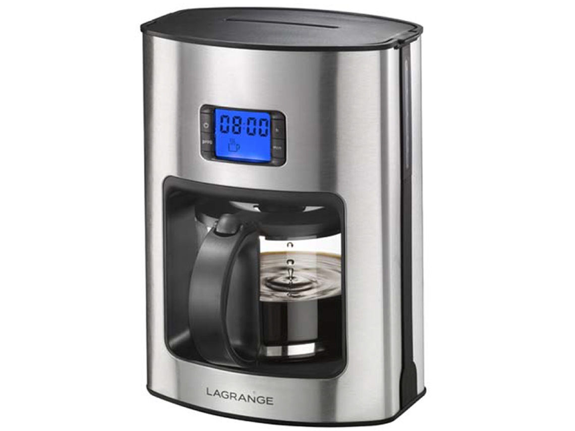 Cafetera LAGRANGE Programable 529001 12 Tazas 1000W