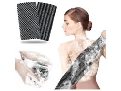 Juego De 2 Paños Exfoliantes Limpiadores, Esponja De Baño De Lufa Y Cepillo Para La Espalda En La Ducha.