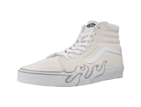 Zapatillas de Hombre VANS Flame Tecido Blanco (43)