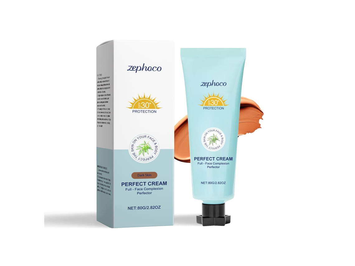 Base de maquillaje hidratante con SPF para pieles muy oscuras.