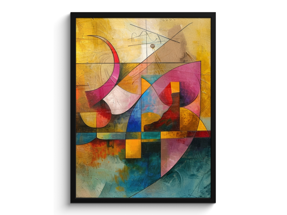 Póster Enmarcado Arte - Abstracto - Moderno 60x80 Cm