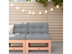Sofá central de madera maciza Douglas con cojines de Lovely Home