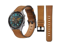 Correa Vintage Leather para TicWatch S2 Marrón