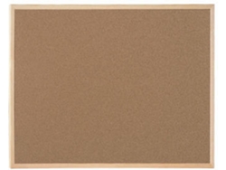 Pizarra de Corcho BI-OFFICE Marco Madera (60x90cm)
