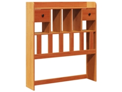 Maison Exclusive - Cabecero De Cama Almacenaje Madera Maciza Pino Marrón 100 Cm