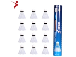 Vlrla-202612 Unidades Plumas Nylon Imitación Volátiles Plástico Badminton Set Para Deportes Interior Exterior Entrenamiento