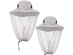 2026-2 Paquetes Gorro Mosquitera Con Veil Retirable Malla Para Senderismo Pesca Jardinería