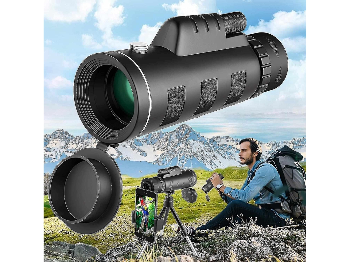 Monocular 40X60 Hd Starscope Phone Camera Zoom Lens con trípode para telescopio con soporte para teléfono inteligente