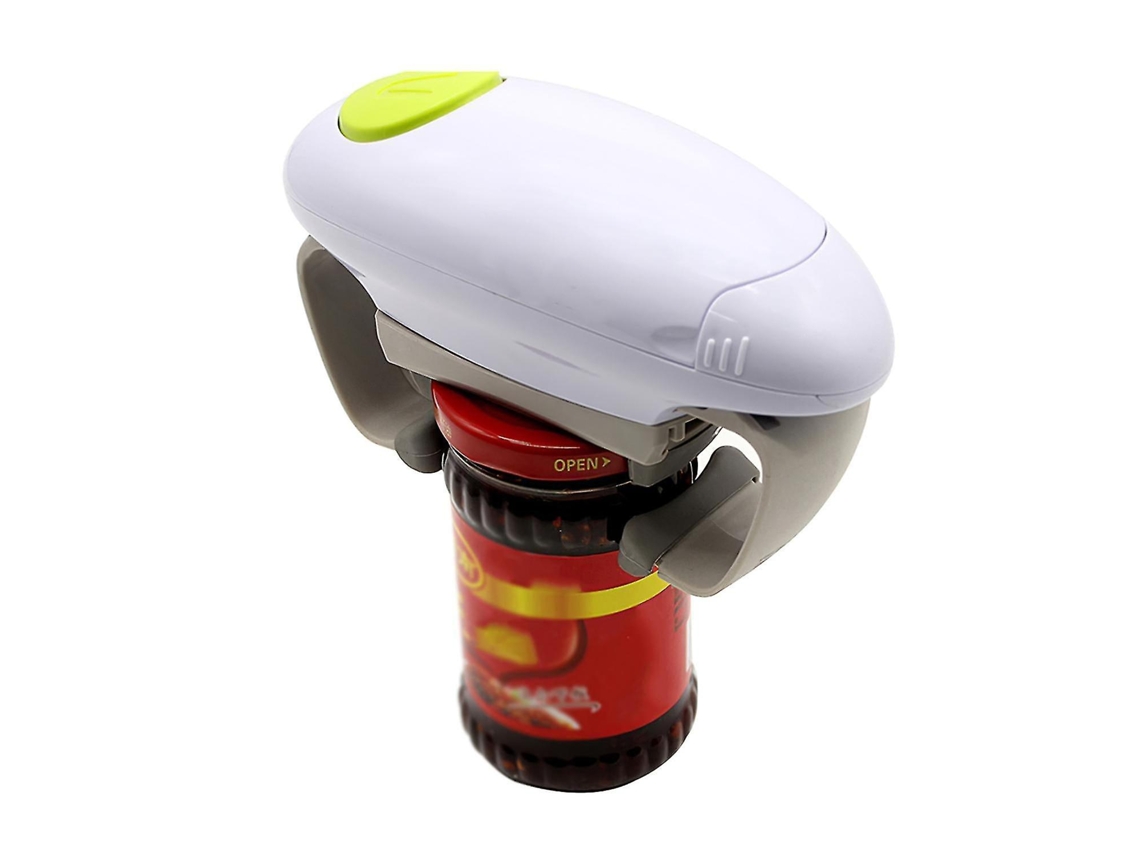 Abridor de botellas eléctrico, abrelatas automático para restaurantes, blanco Nostalgia88