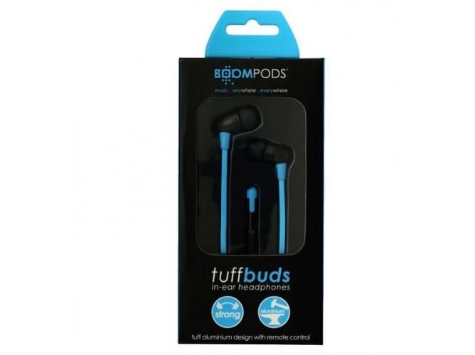 Auriculares con cable BOOMPODS Tuffbuds (In ear - Micrófono - Azul)