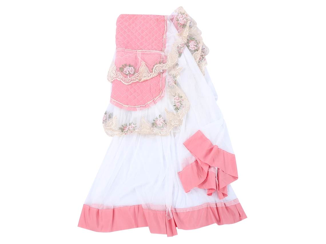 2026-funda Protectora Anti Polvo Para Lavadora Con Encaje 60x60x85cm Rosa Accesorio De Lavadora