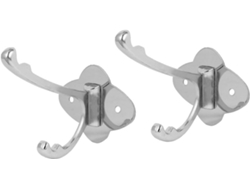 Colgador Doble De Pared Para Ropa Y Bufandas