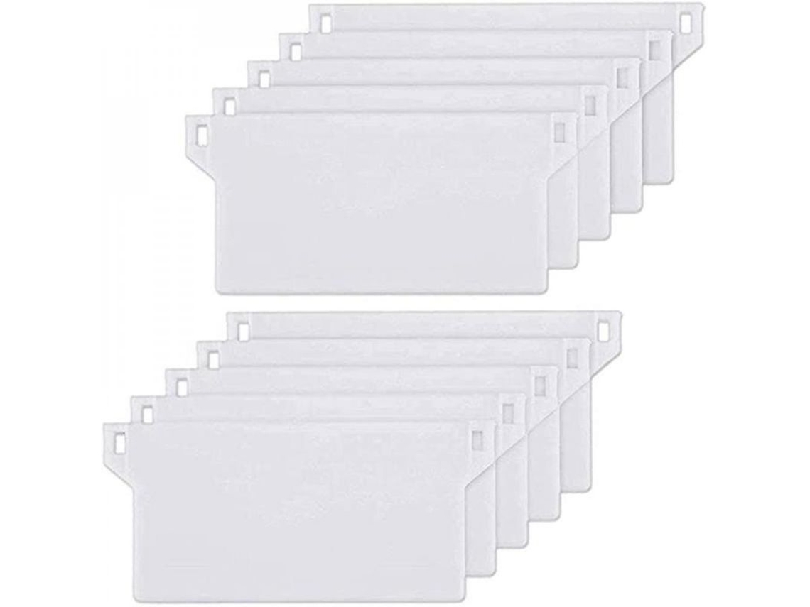 2026-5033-10 Peso Placa Para Persianas Verticales Californianas 127mm Blanco Repuesto Piezas Wbh