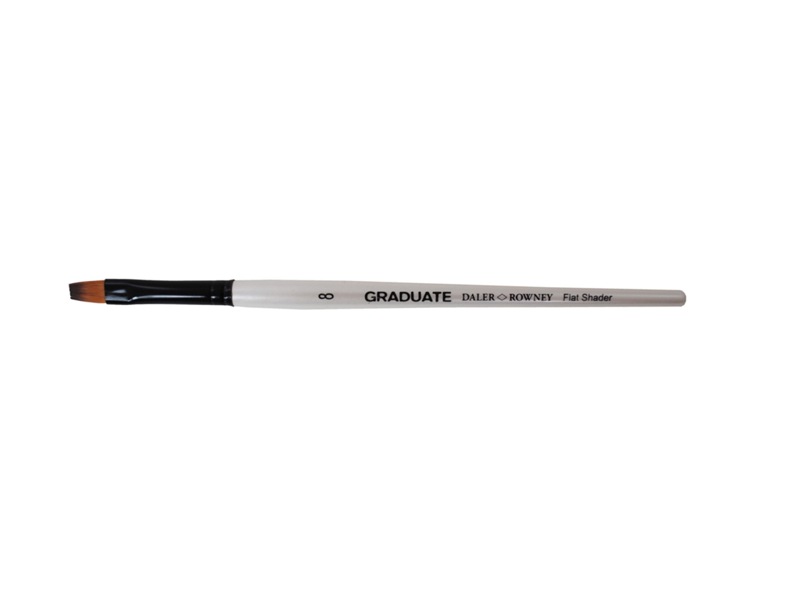 Pincel DALER ROWNEY Graduate Sintetico 212160008 Cabo Curto Espatulado Direito N.8