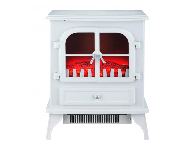 Purline Che-200 Chimenea Interior Chimenea Independiente Eléctrica Blanca