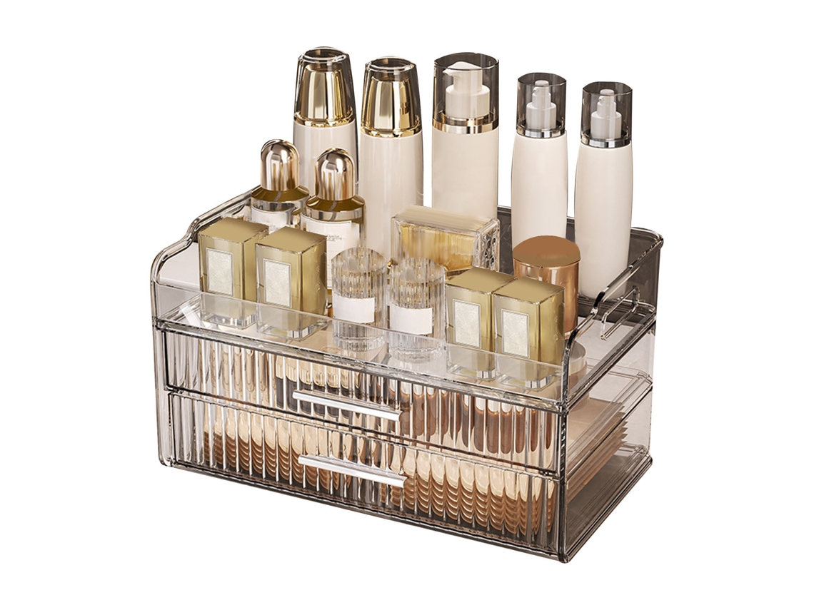 Caja Organizadora De Maquillaje Transparente De Gran Capacidad Para Guardar Cosméticos.