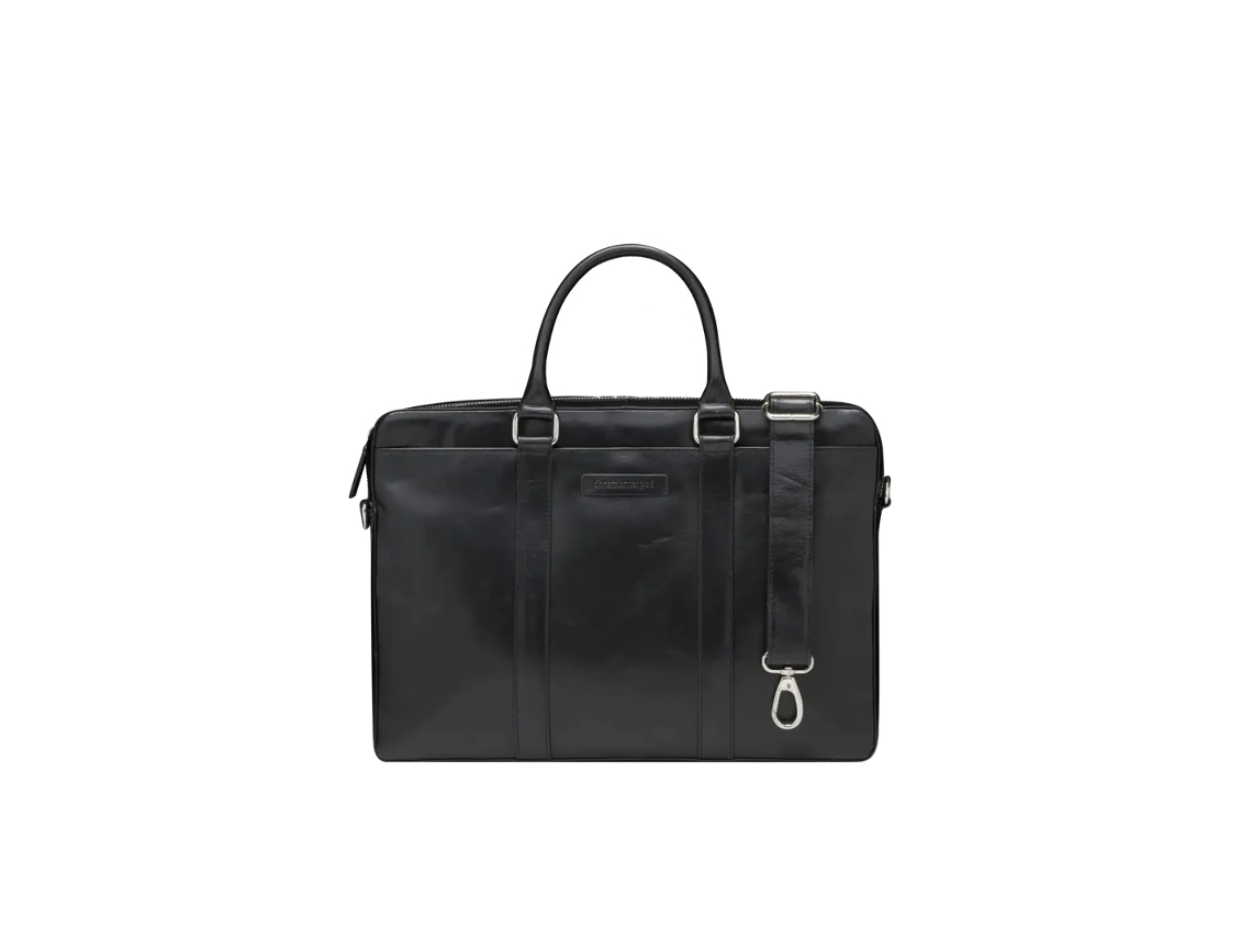 DBRAMANTE1928 Silkeborg 33 cm (13) Maletín Negro