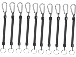 15 Piezas De Llaveros Con Cordones Elásticos Retráctiles