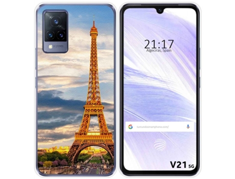 Carcasa Vivo V21 5G TUMUNDOSMARTPHONE Dibujos Multicolor
