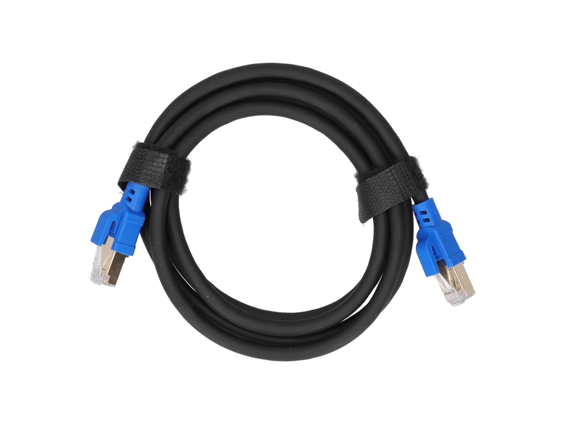 Cabo Ethernet Cat8 40gbps 2000mhz Rj45 Dourado Cabo De Rede Para Rotores Adaptadores 1.5m