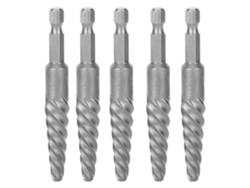 Juego De 5 Extractores De Tornillos Rotos Con Rosca Hexagonal Gruesa De 83 Mm Para Extracción De Componentes Eléctricos En El Hogar Y La Industria.