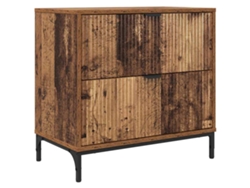 Maison Exclusive - Mesa De Noche Con Cajón Madera Vieja 63.5 X 36 X 61 Cm