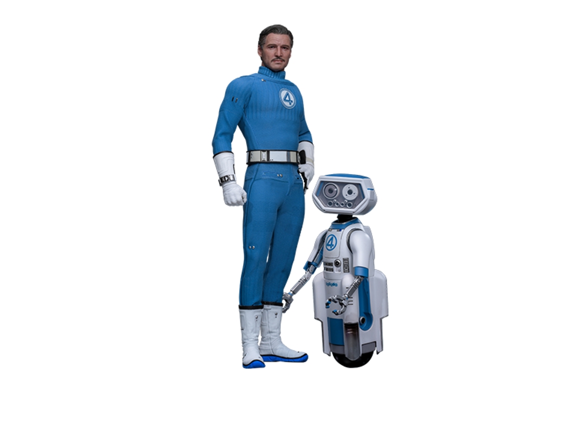 Figura Hot Toys Mms822b Marvel Comics Los Cuatro Fantásticos Primeros Pasos Mister Fantastic Herbie