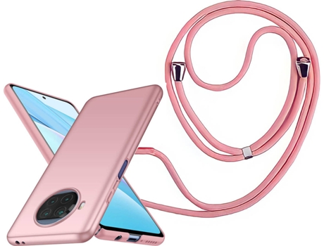 Funda Xiaomi Mi 10T Lite Turtleshell Rígida con Collar Rosa