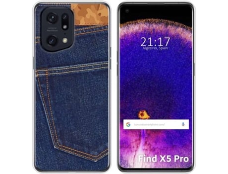 Carcasa para Oppo Find X5 Pro 5G TUMUNDOSMARTPHONE Dibujos Vaquero Multicolor