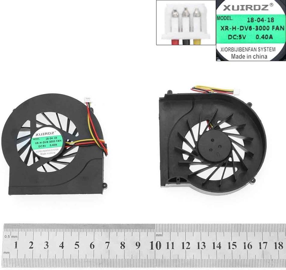 Ventilador para Portátil HP Pavilion Dv6-3170Ss 637610-001 3Mlx6Tatpm0
