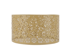 2026-toldo De Lámpara De Mesa De Hierro Hueco Exquisito Decorativo Para Lámparas E27 E14, Pisos, Candelabros Amarillo
