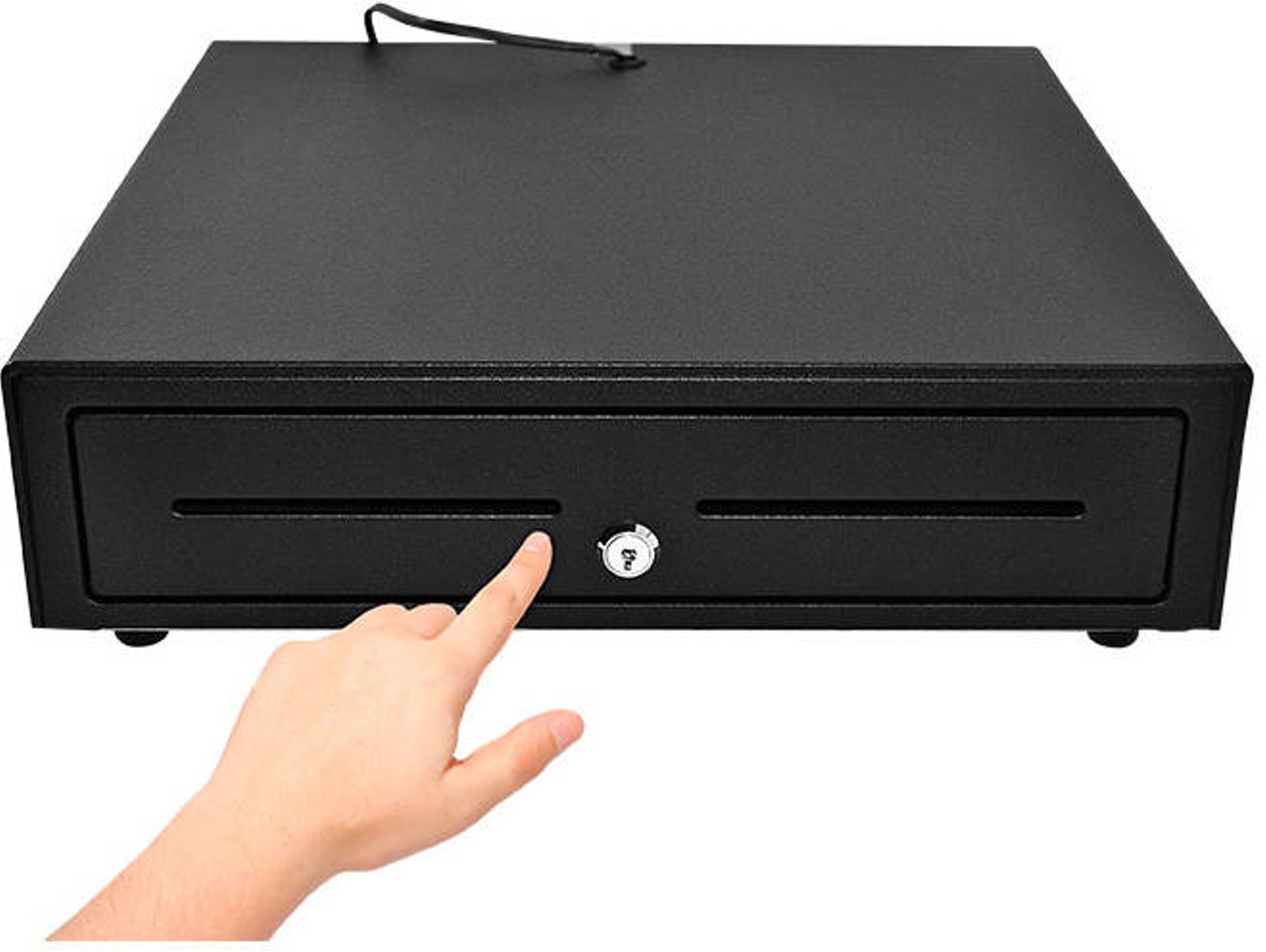 Archivador POSIBERICA CAJON MANUAL HIGH QUALITY METAL 41X41 NEGRO (Negro - 41x10cm - Número de llave