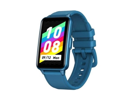 Reloj inteligente de 1,57 pulgadas Fitness Tracker Bluetooth 5.0, detección de frecuencia cardíaca SpO2 para hombres y mujeres (azul) VEANXIN