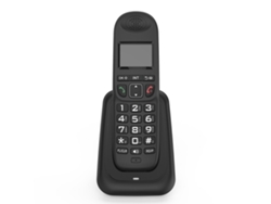 Teléfono inalámbrico con identificador de llamadas y altavoz, teléfono digital con pantalla LCD retroiluminada para el hogar y la oficina