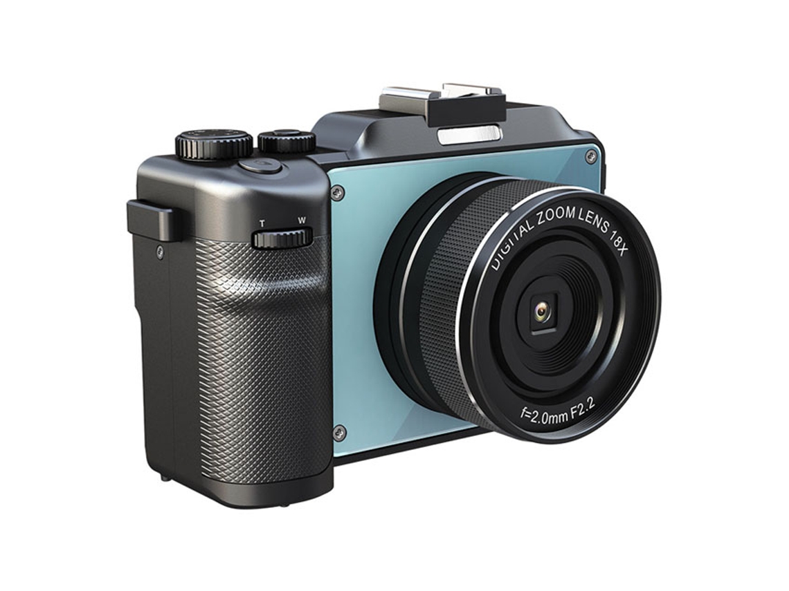 Grabadora De Video (azul), Cámara Web Con Zoom De 18x, Cámara Hd 4k, Cámara Digital Wifi