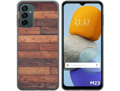 Carcasa para Samsung Galaxy M23 5G TUMUNDOSMARTPHONE Dibujos Madera 03 Multicolor