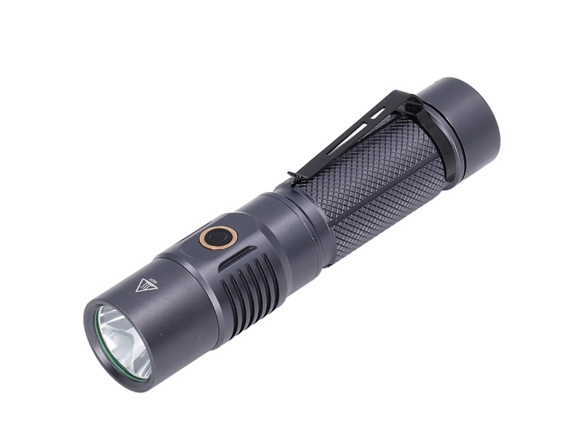 Linterna mini USB recargable superbrillante para camping, senderismo y emergencias - Negra - Yunzii