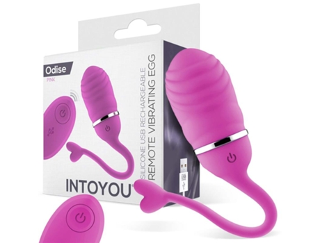 Huevo Vibrador Control Remoto Odise Usb Silicona Rosa INTOYOU