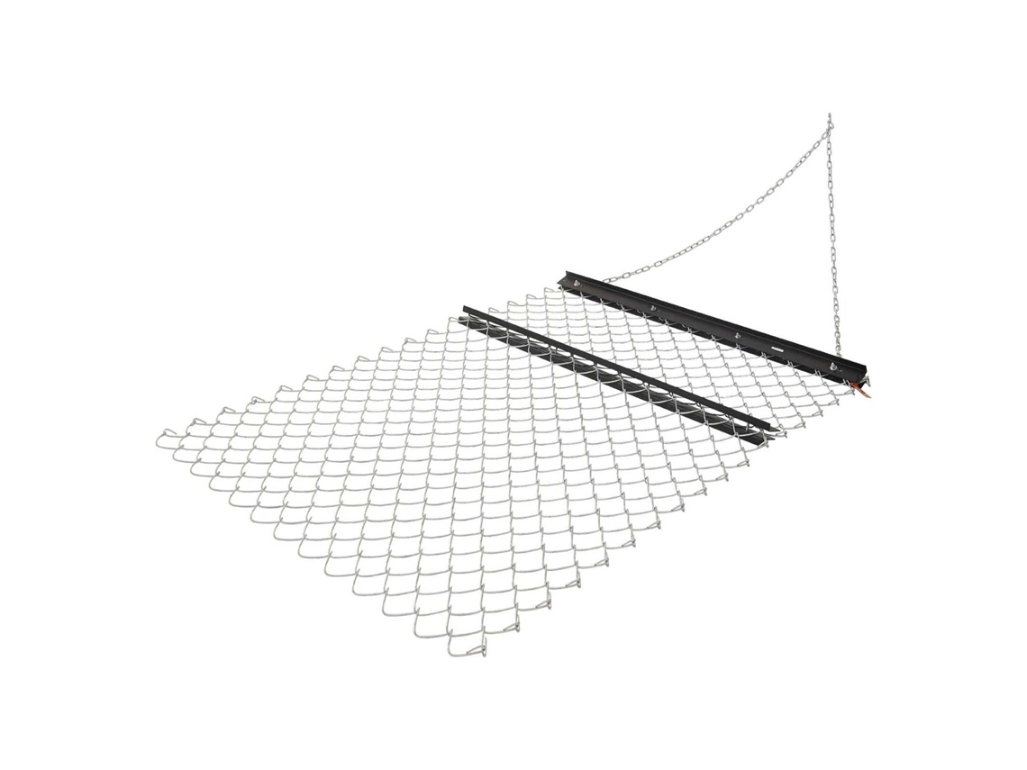 Rastrillo de cadena Succebuy de 121,9 x 152,4 cm, rastrillo de arrastre para tractores