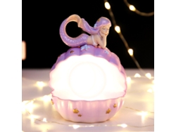 Lámpara De Noche Con Forma De Pez, Resina Sintética, Funciona Con Pilas, Lr1130, Decorativa, Con Forma De Estrella.