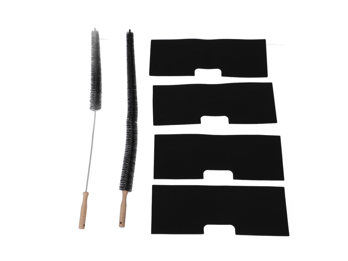 4 Filtros De Felpa Lavables Y Secables Con 2 Cepillos De Viento Lavables Y Reutilizables Para Wh01x35719