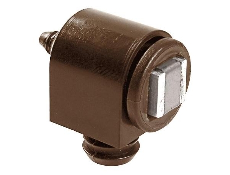 Cierre magnetico nutria taco montaje directo ø10mm k3(6) marrón regulable. placa iman no incluida.