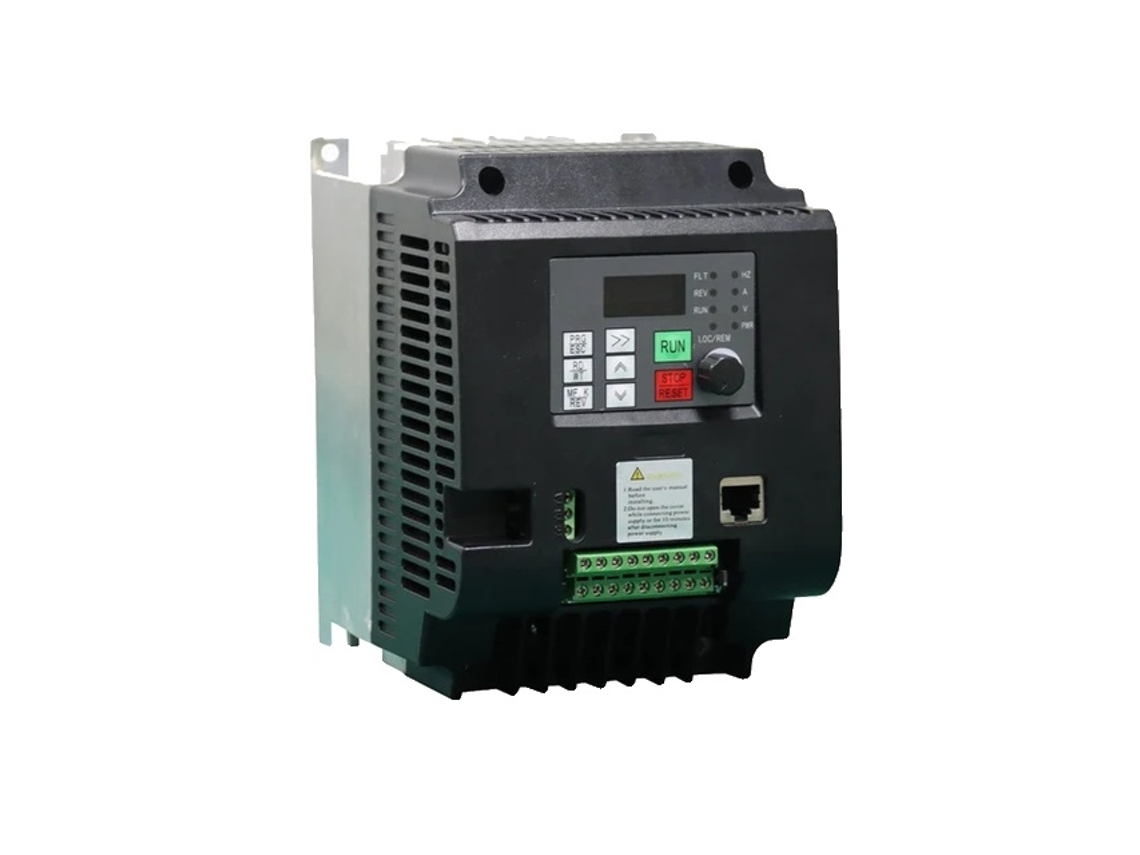 Convertidor de frecuencia variable, inversor de motor de 50 Hz/60 Hz, entrada monofásica de 15 kW, 220 V, 4 kW, monofásico de 220 V, trifásico de 220 V, OEM (negro)