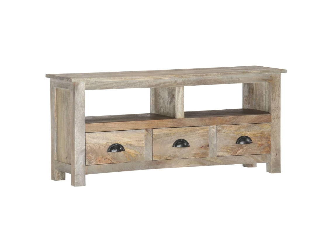 Mueble para la televisión VIDAXL Gris Madera (110x30x50 cm)