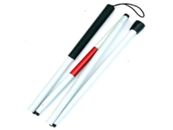 Bastón metálico plegable y ajustable, 127 cm (50 pulgadas), para personas ciegas y mayores: ayuda de movilidad ligera y duradera para personas con baja visión.