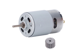 Motor De Cc Con Escobillas, Bobina De Cobre, Cuerpo De Acero Inoxidable, 19 Engranajes, Alto Par, 18000 Rpm Para Vehículos Eléctricos Infantiles.