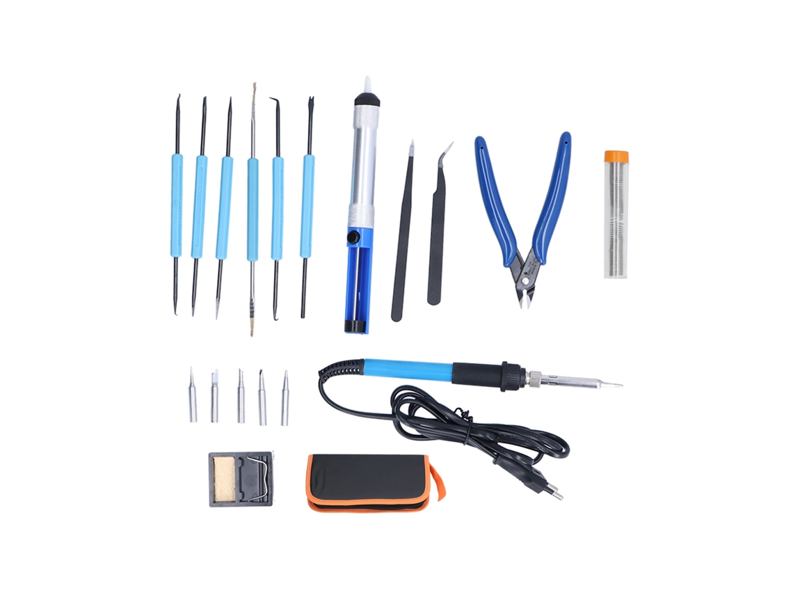Kit Portátil De Soldadura Eléctrica Con Soldador Resistente A Impactos Para La Reparación De Componentes Eléctricos.